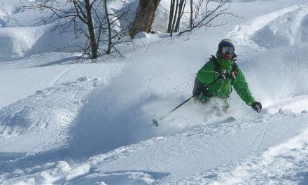 Arêche en Beaufort / Grand ski et grosse neige