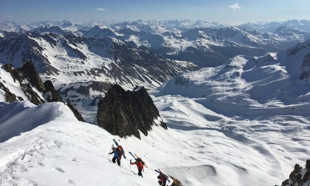 <span style="font-size:1.5em;"><span class="caps">SKI</span> </span><br> Ecrins <br> /// avril 2018 /// <br><span style="color: #B22222;"> Complet </span>