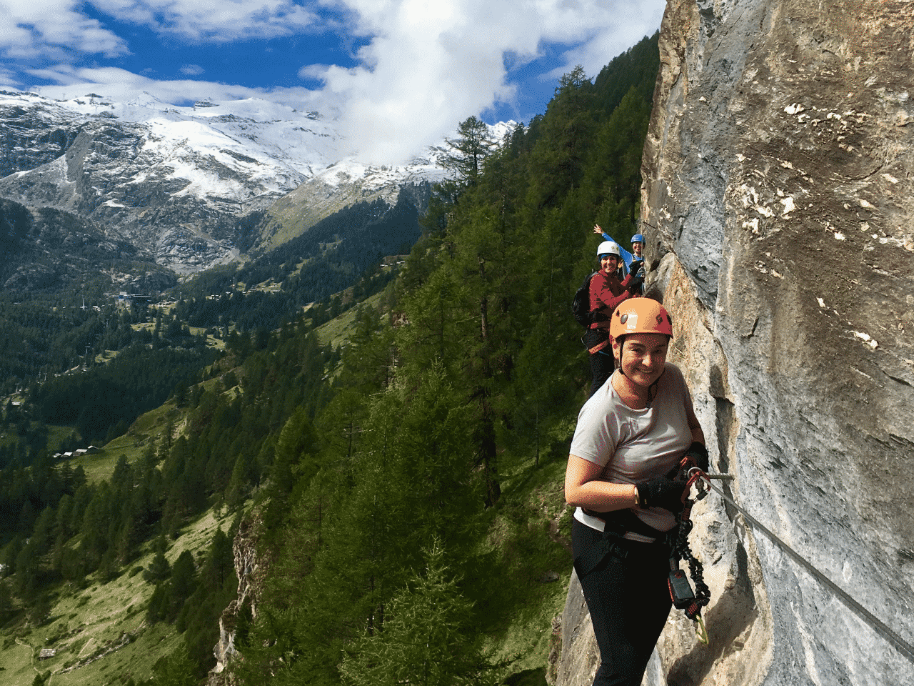 Un week-end entre fête et montagne à Zermatt pour l'anniversaire de Marc avec Yann, guide à Helyum.