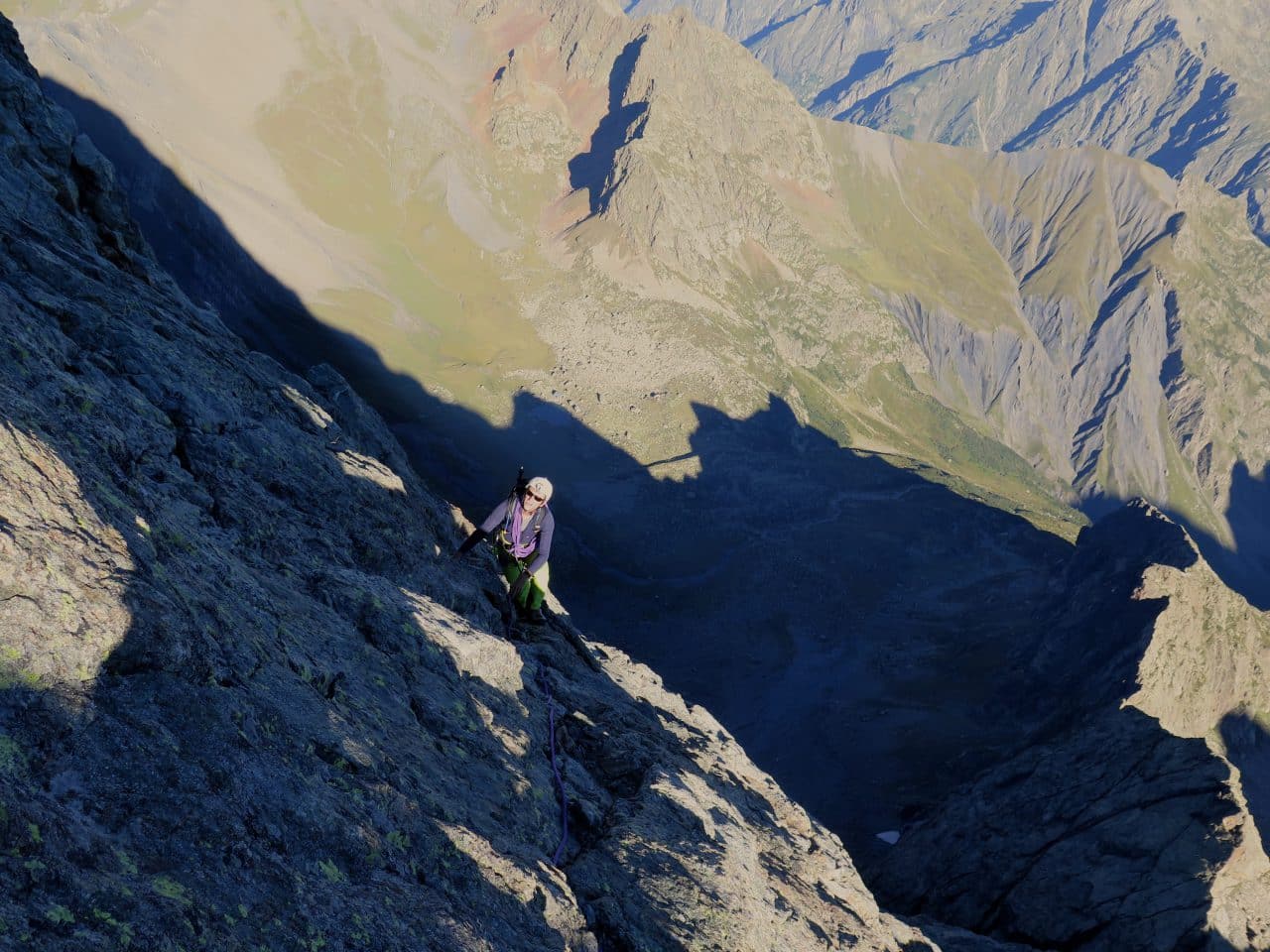 arête nord du Sirac, ambiance alpine