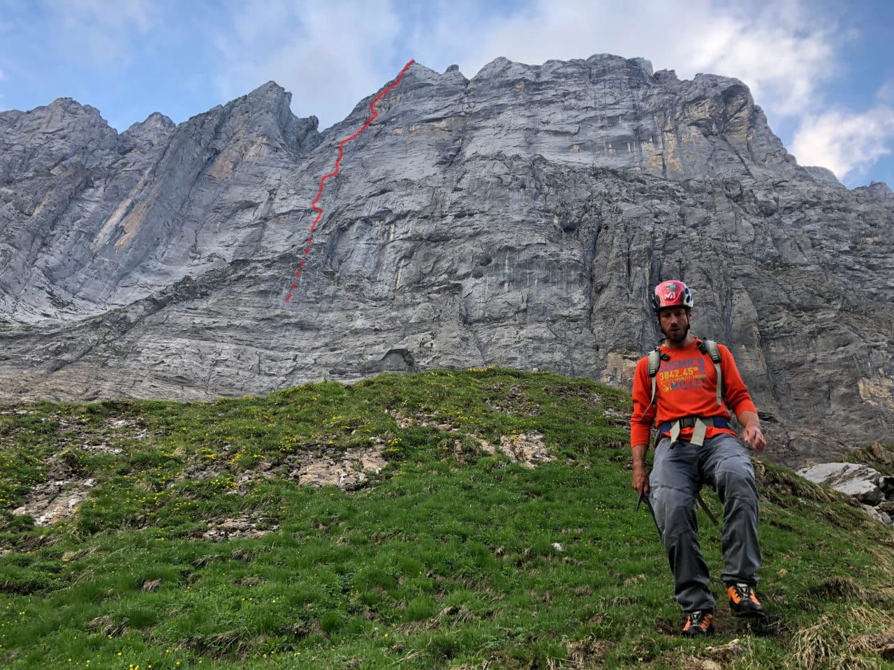 Escalade de longues voies aux Perrons, à la Rote Fluh et aux Wenden avec Alexandre Gal et Yann Nussbaumer guides chez Helyum