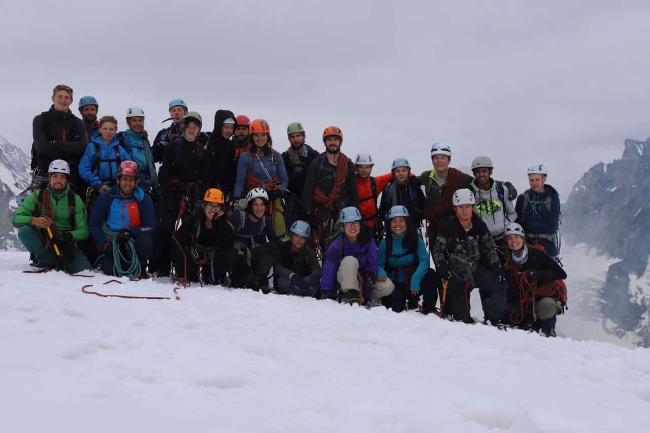 La Cordée 2018 camp d'alpinisme avec Yann Nussbaumer guide chez Helyum