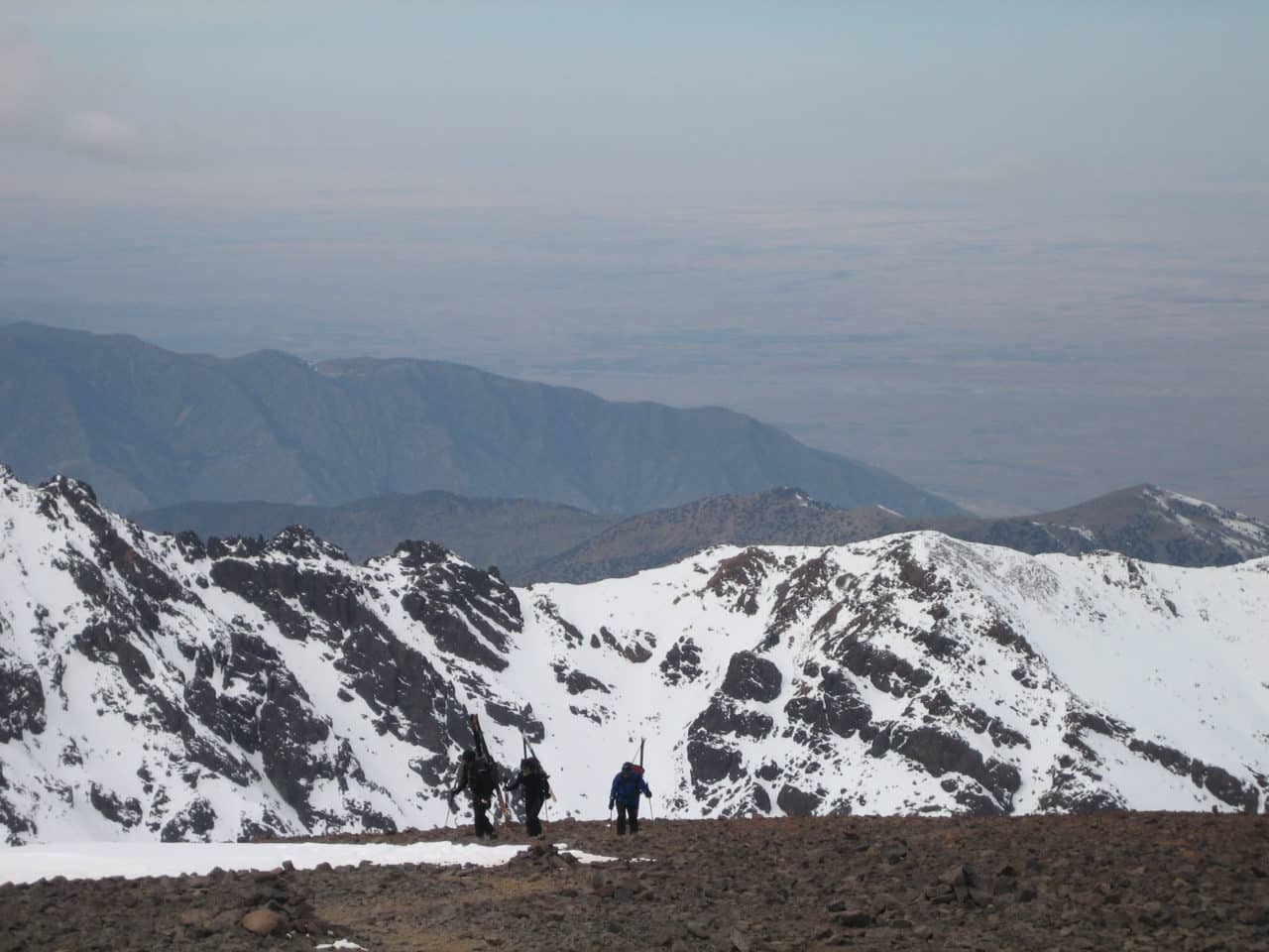 Ski au Maroc. toubkal