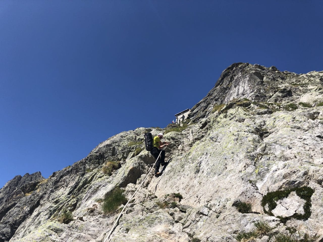 Traversée Rochefort - Jorasses avec Jérôme Gottofrey guide de montagne chez Helyum