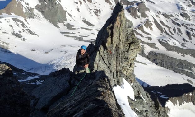 Arête Gallet au Mont-Blanc de Cheilon