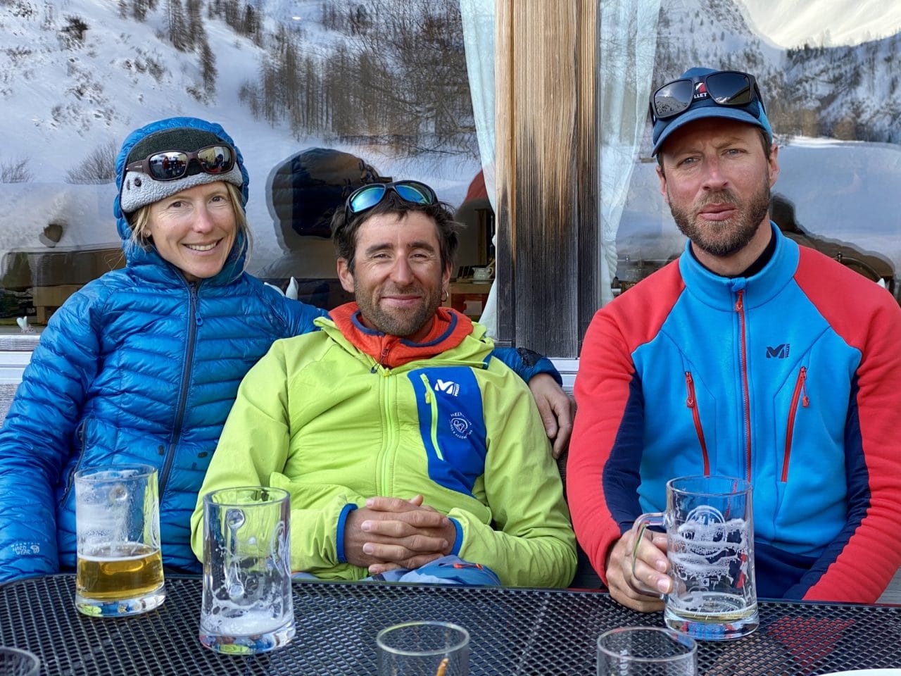 Ski de randonnée aux Grisons à Sertig avec Yann Nussbaumer guide de montagne chez Helyum