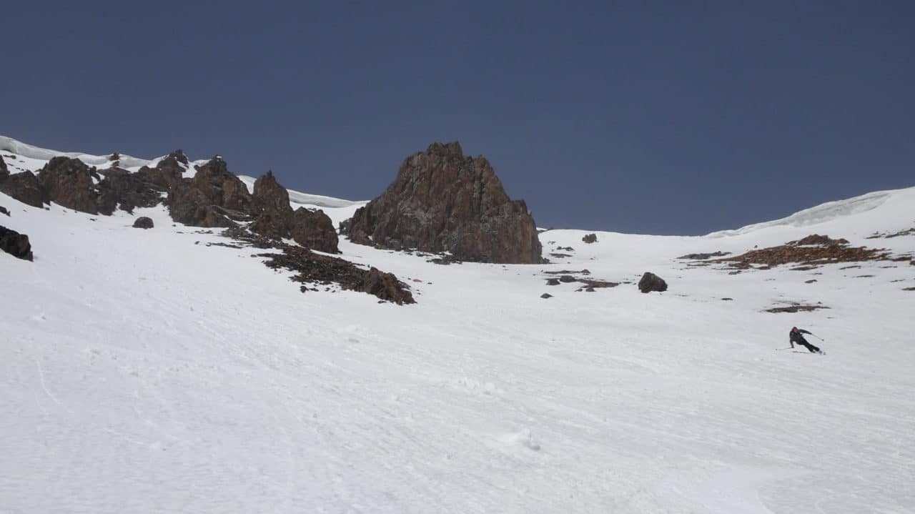 Ski de orntemps dans les pentes kirghiz. Helyum.ch