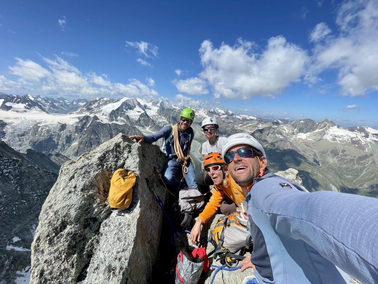Tsalion, Aiguille de la Tsa et Zinalrothorn avec Yann Nussbaumer guide de montagne chez Helyum