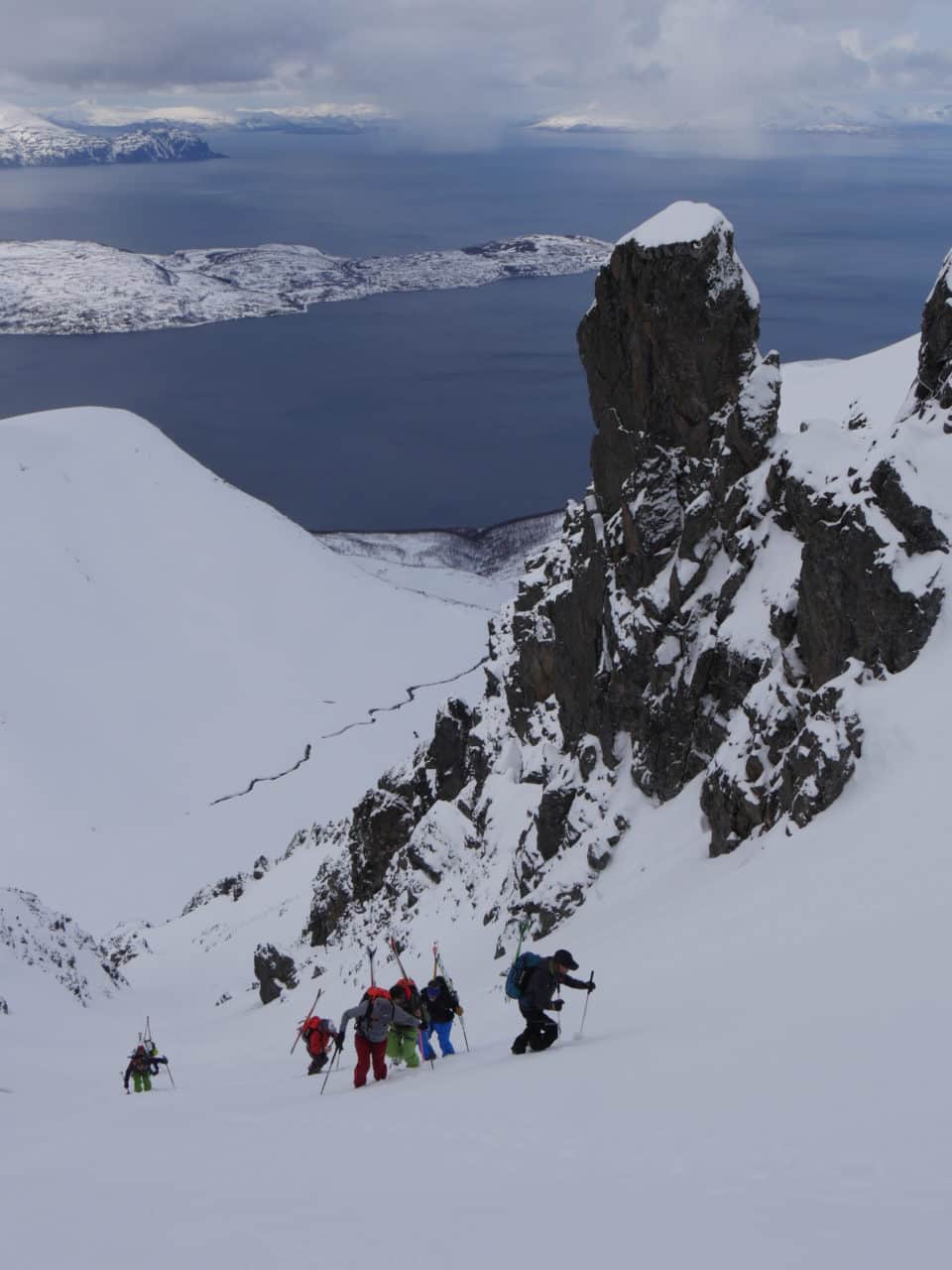 Carrard xavier 30 ans de guide de montagne Norvège ski au Lyngen