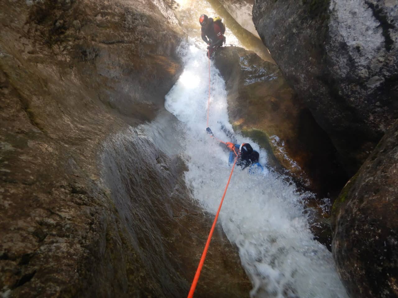 Canyoning helyum.ch ambiance