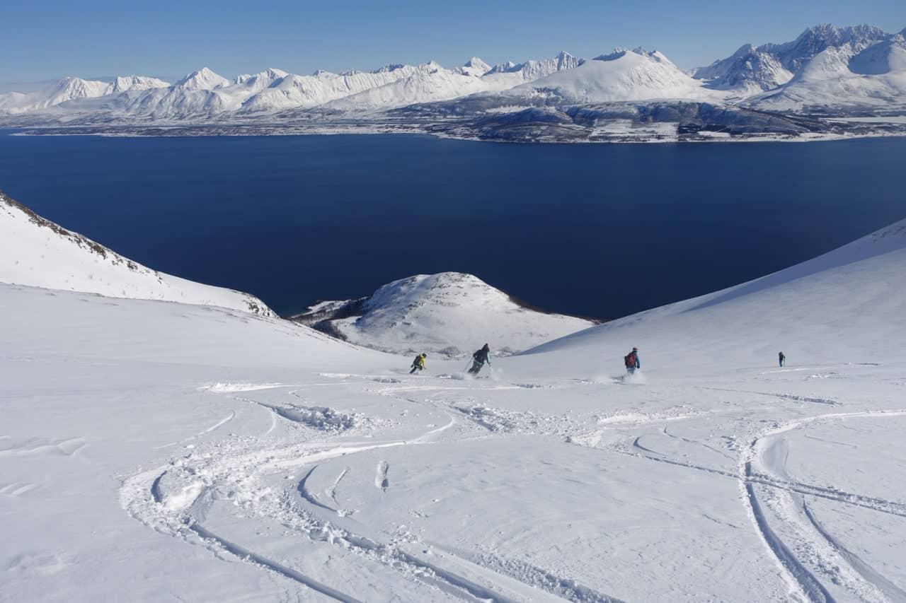 Helyum.ch Norvège lyngen alps ski bateau ambiance