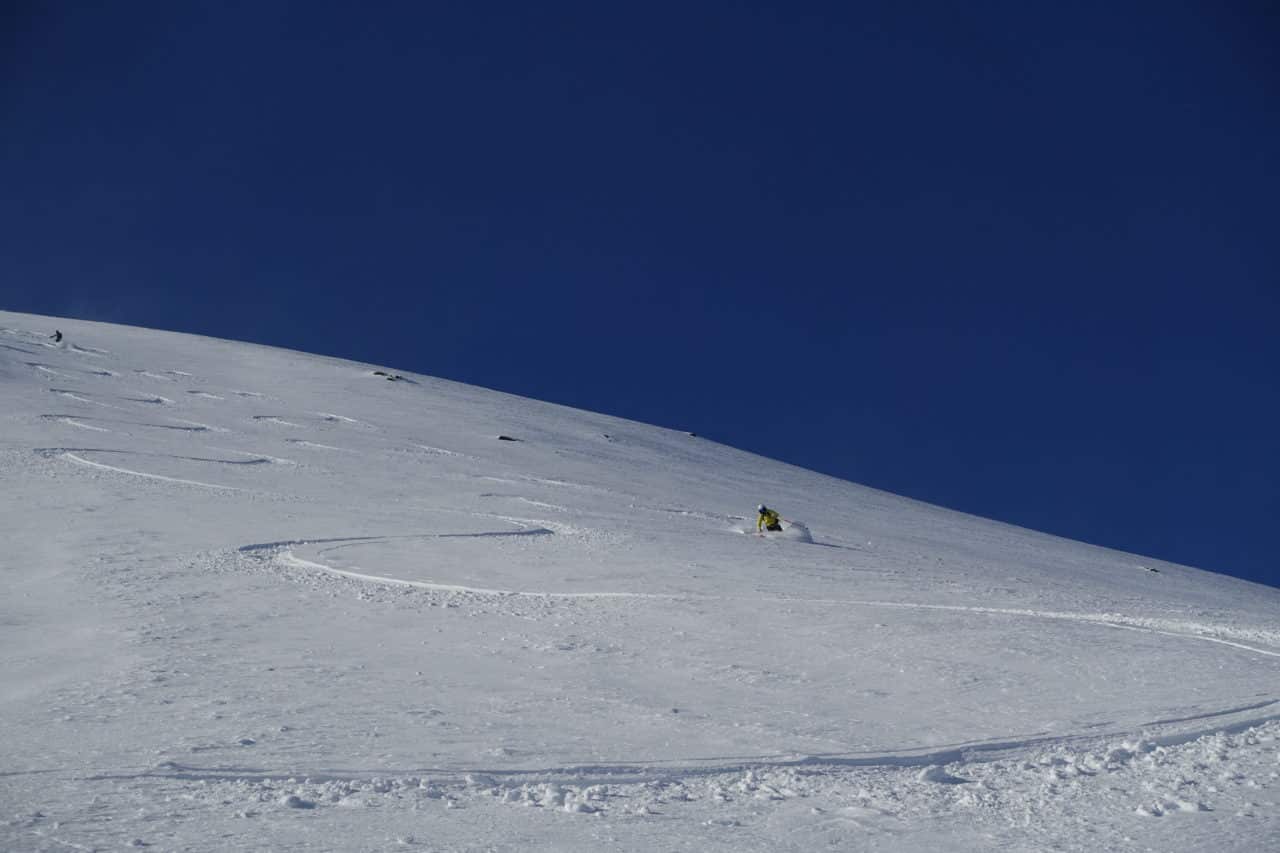 Helyum.ch Norvège lyngen alps ski bateau descente versant est de Kagen