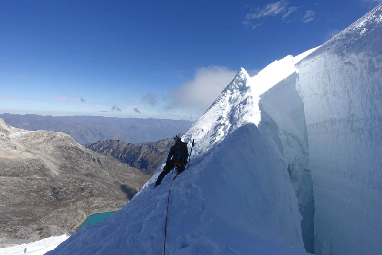 Helyum.ch Pérou sauvage crevasse Tocclaraju