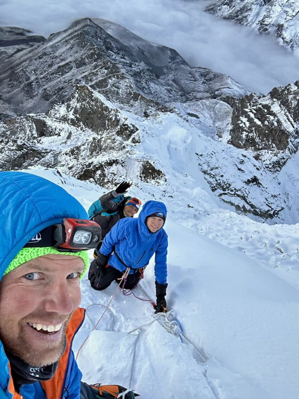 Nepal Lobuche-est avec Jérôme Gottofrey guide chez Helyum