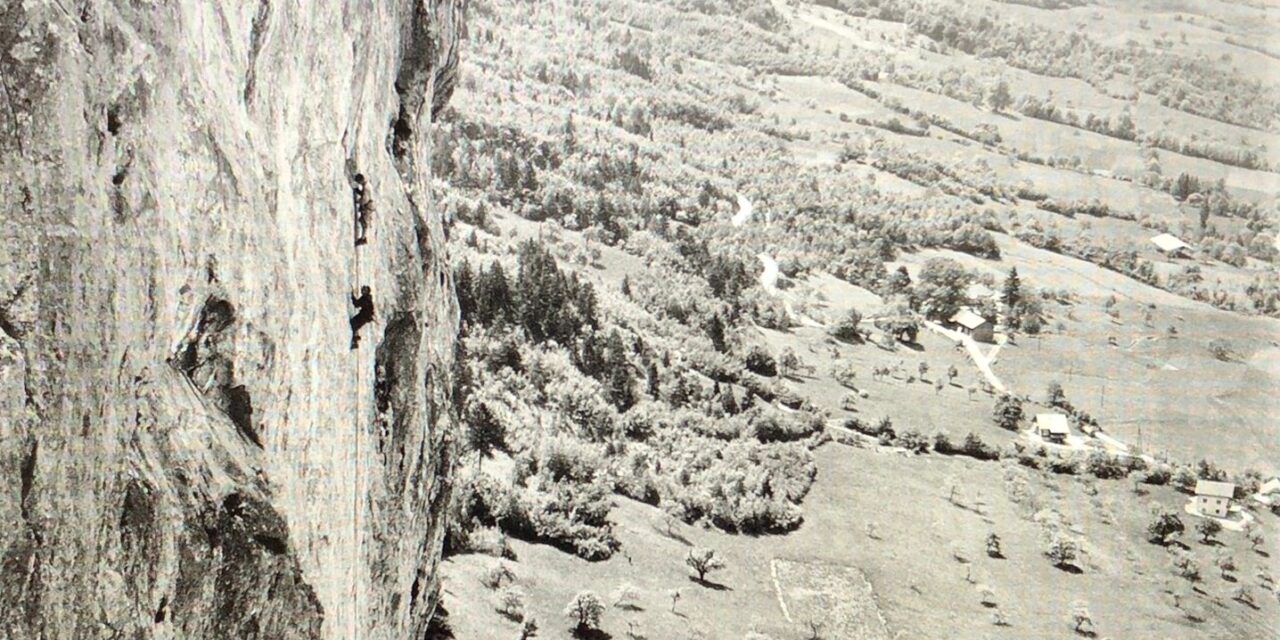 Le Salève : 1950 – 1960 ; Un des berceaux de l’escalade moderne.