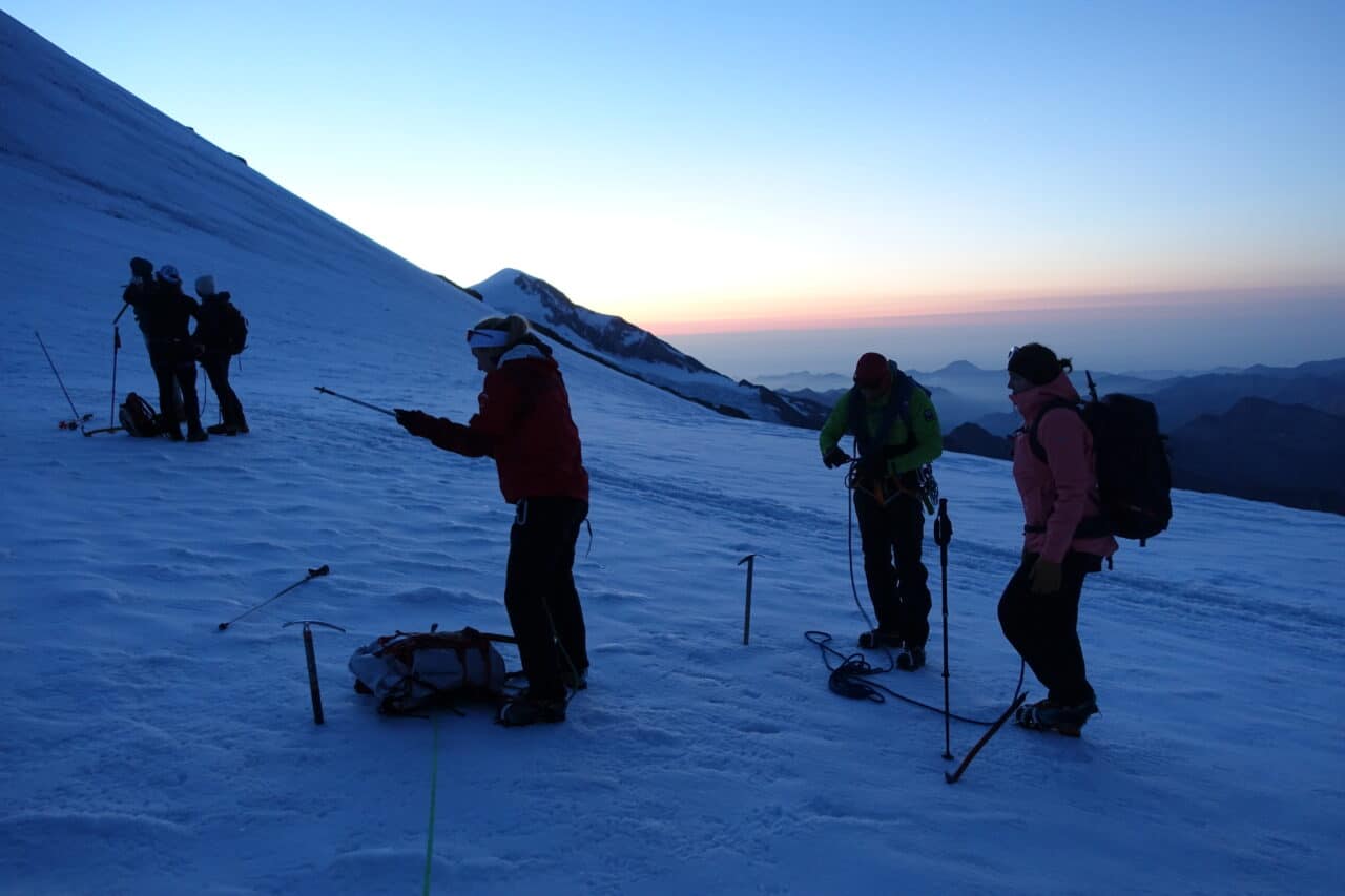Helyum.ch Traversée du Lyskamm levé du jour