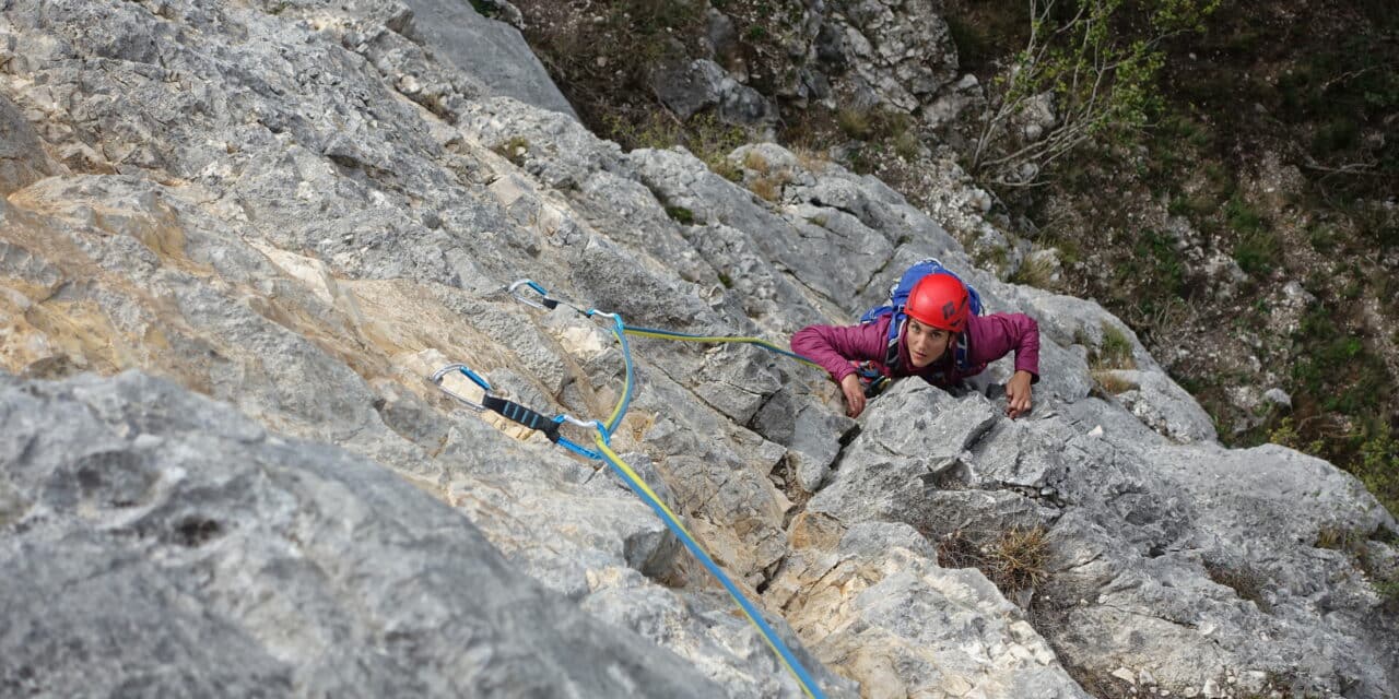 Presles ; Stage longues voies au début de l’automne.