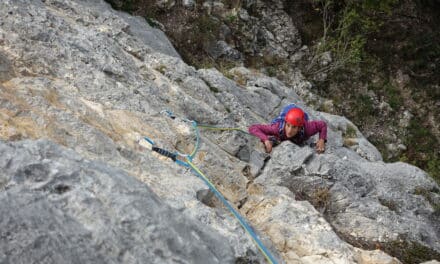 Presles ; Stage longues voies au début de l’automne.
