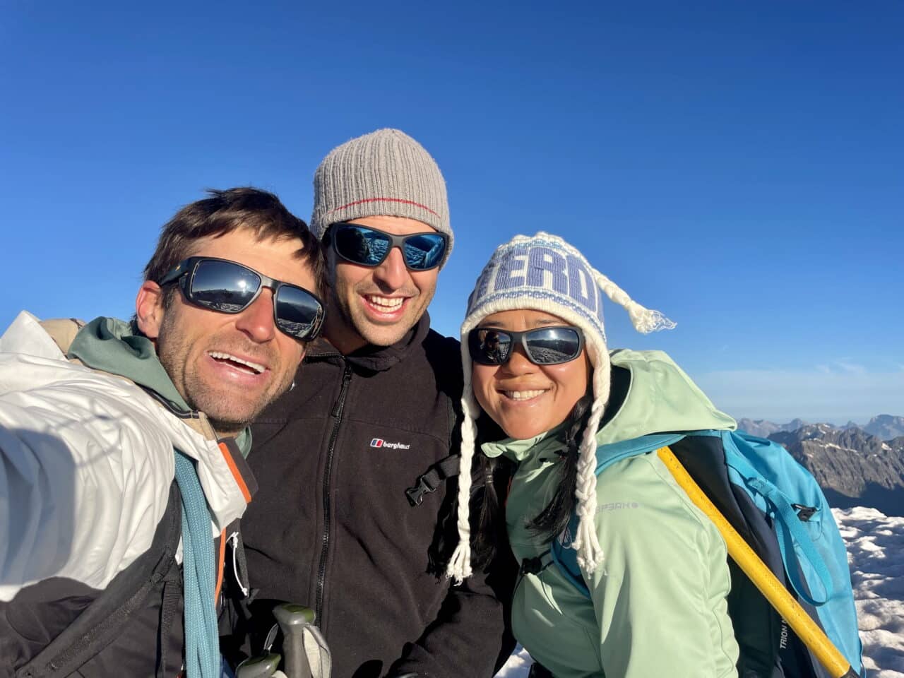Découverte de l'alpinisme à Arolla avec Yann Nussbaumer et Mathilde Oeuvrard
