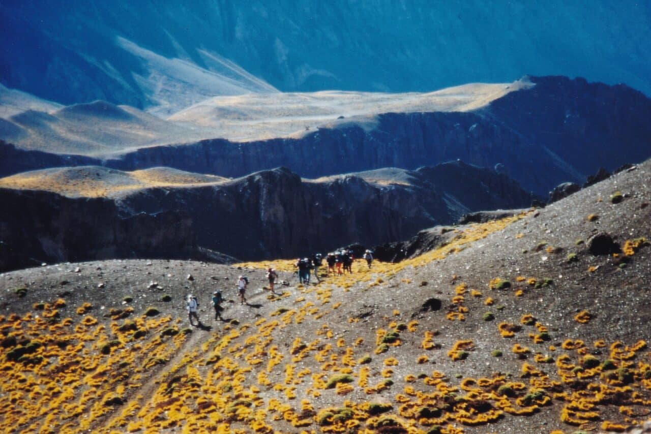 Helyum.ch Xavier Carrard expedition de 1995. Marcje approche