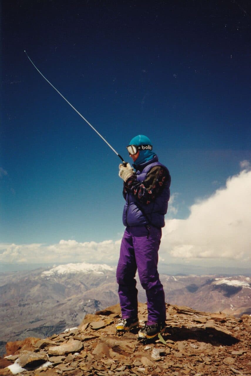 Helyum.ch Xavier Carrard expedition de 1995. Sommet