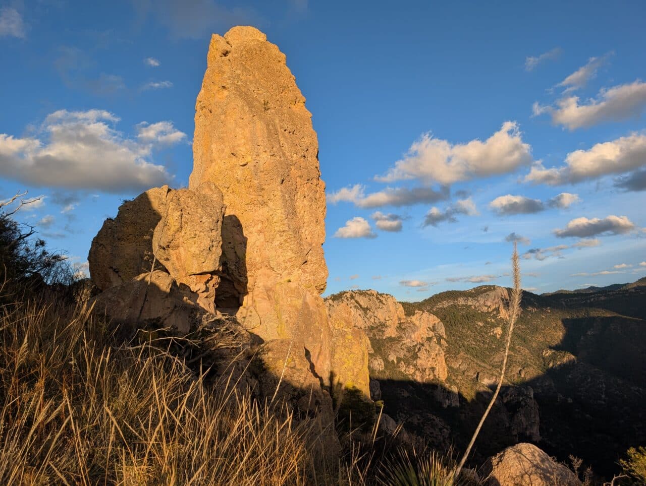 Ambiance durant l’approche vers El Gigante dans le canyon du Chihuahua.
