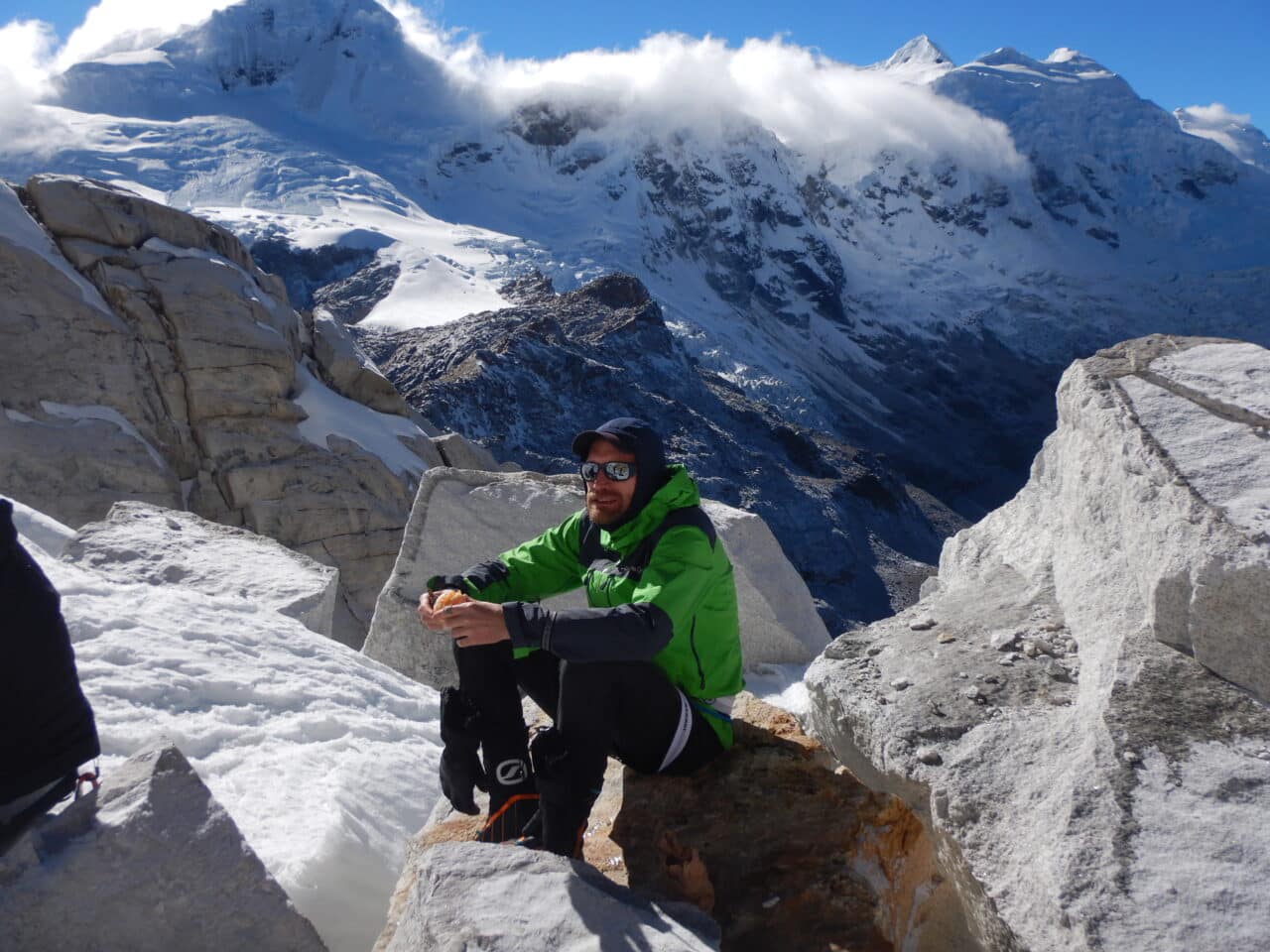 Helyum.ch Pérou 2026 trek et ascensions. Jonatham a l'Urus