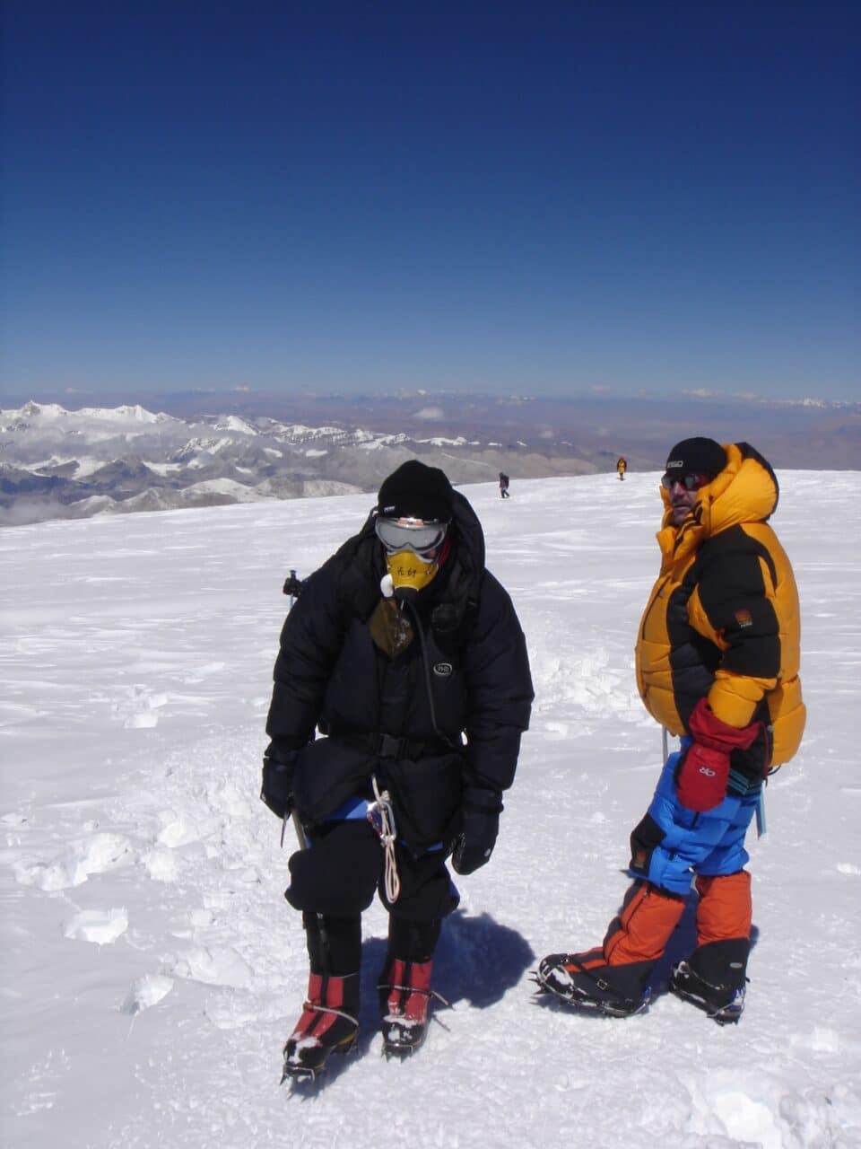 Cho Oyu Helyum.ch Xavier Carrard avec ou sans Oxygène