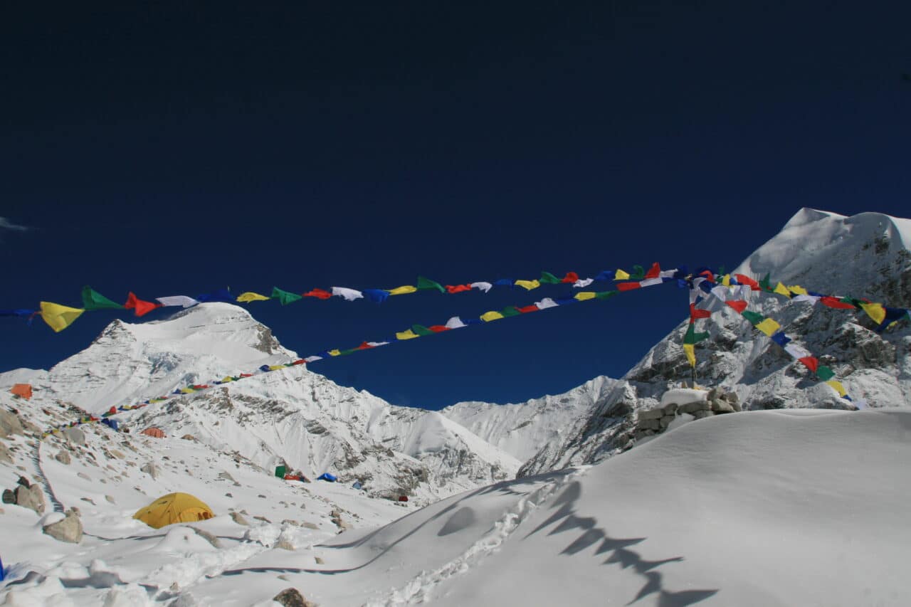 Cho Oyu Helyum.ch Xavier Carrard Camp de base et Cho oyu