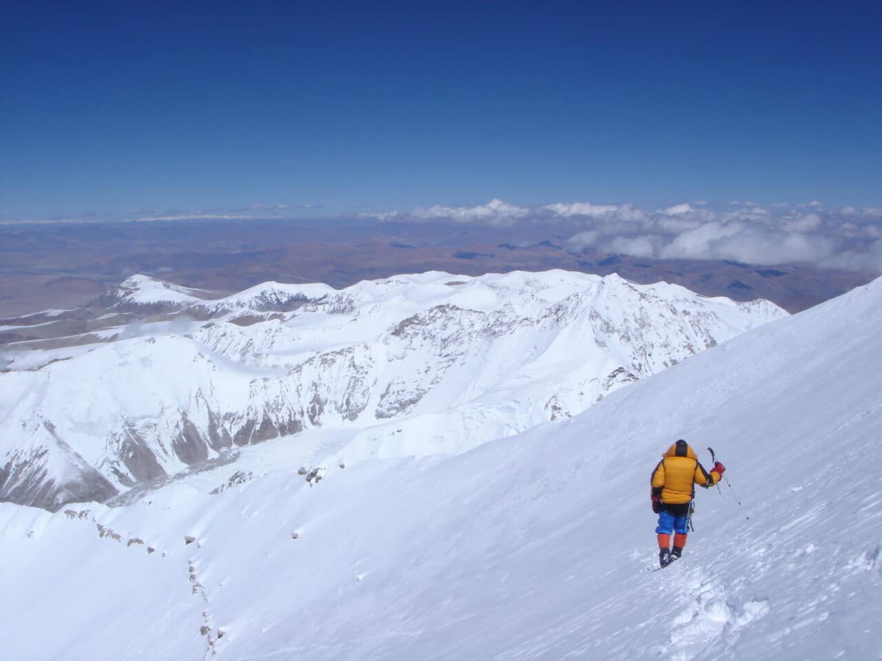 Cho Oyu Helyum.ch Xavier Carrard descente Free Tibet